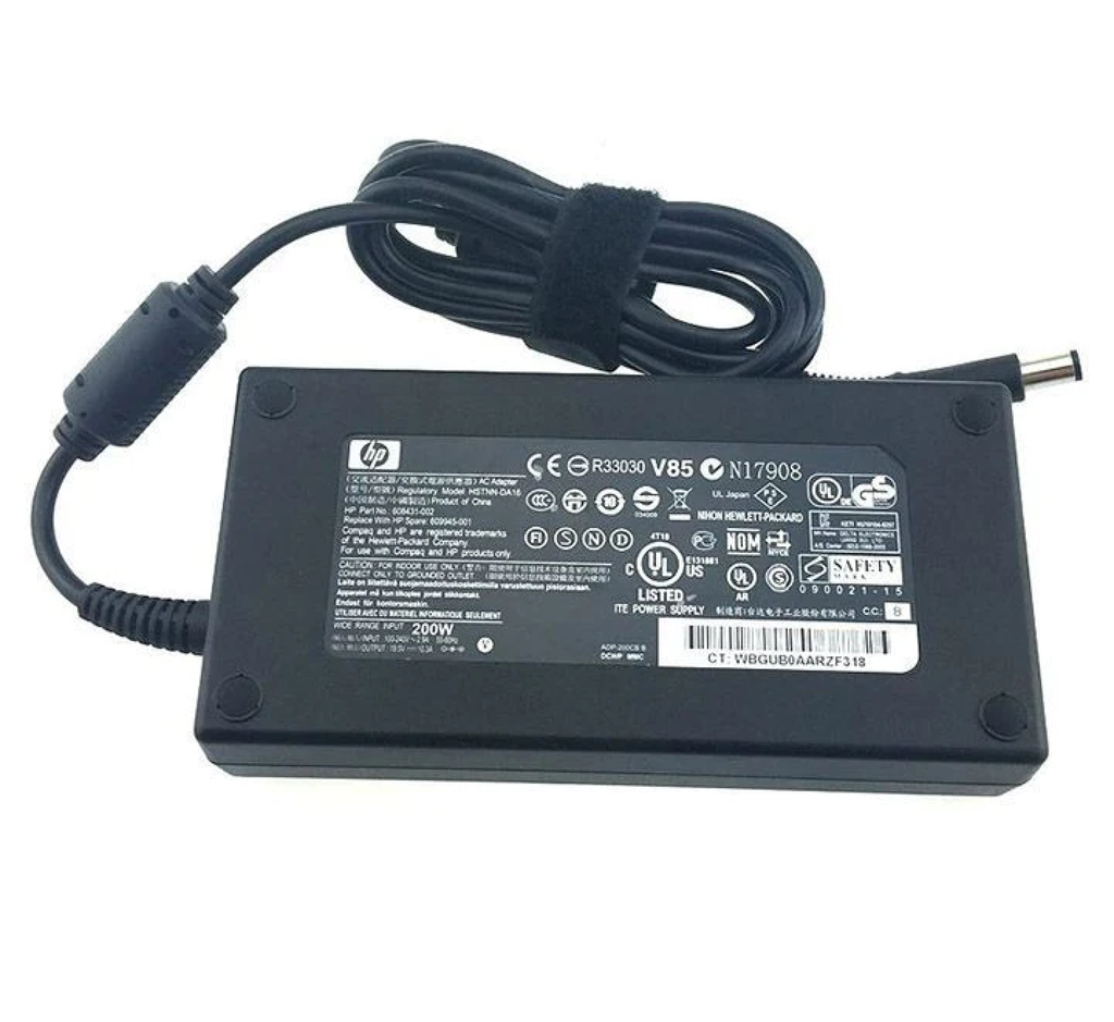 Original Charger for HP Notebooks - 200W - 7.4x5.0mm