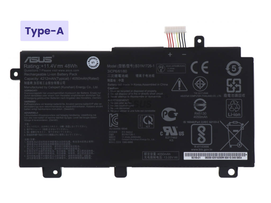 Asus FX505 - B31N1726-1 Battery