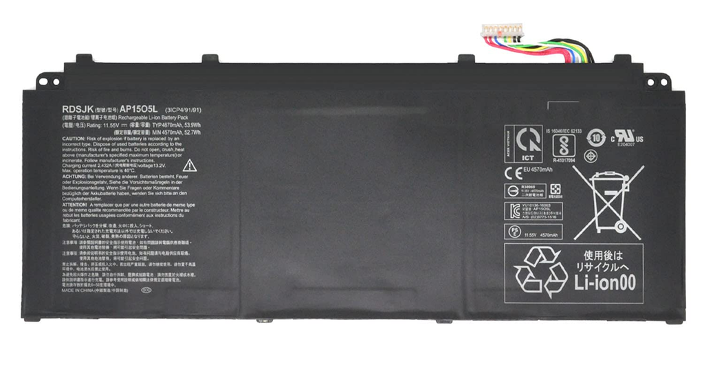Acer Aspire S13 S5-371 Series - AP15O5L Battery