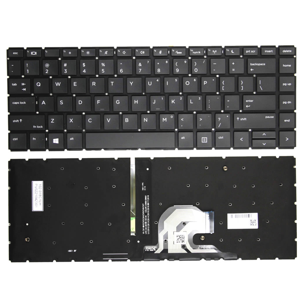 HP 440 G6 - Backlight US Layout Keyboard