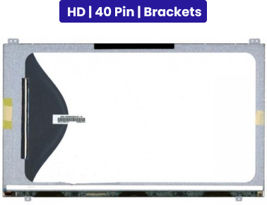 15.6-Inch - HD (1366x768) - 40 Pin - Brackets - 1-Year Warranty