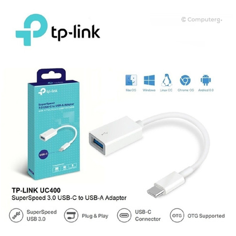 USB-C to USB-A Adapter - UC400 - 1-Year Warranty