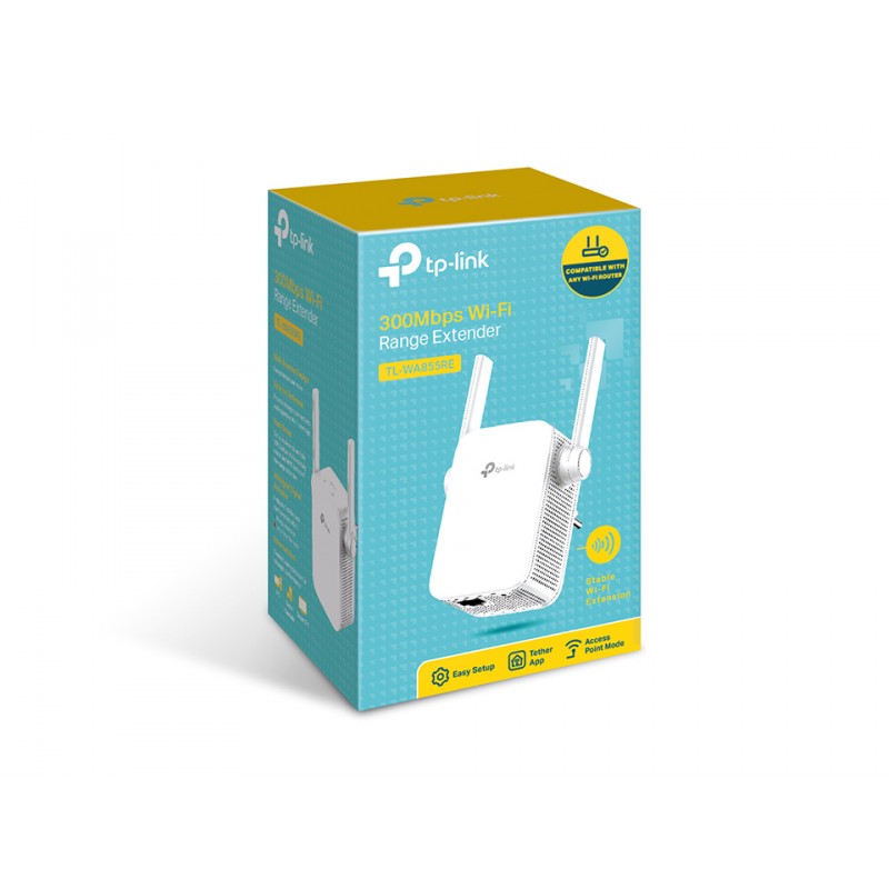 TP-Link TL-WA855RE N300 300Mbps Wi-Fi Wall Plug Range Extender