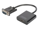 DIGITUS DA-70473 - Video / Audio Adapter - HDMI / VGA - 15cm