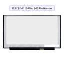 15.6-Inch - FHD (1920x1080) - 240Hz - 40 pin narrow - 1-Year Warranty